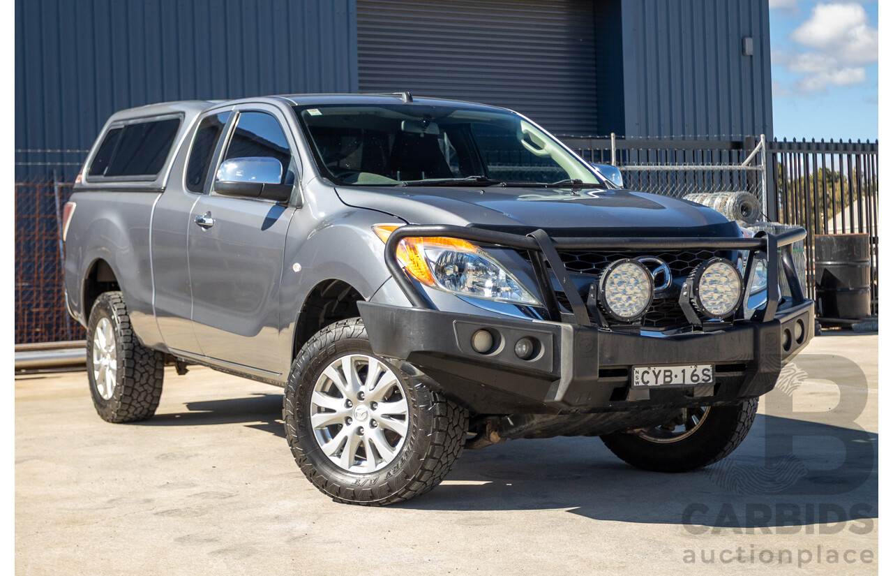 2/2015 Mazda BT-50 XTR (4x4) MY15 Freestyle Utility Titanium Grey Metallic Turbo Diesel 3.2L
