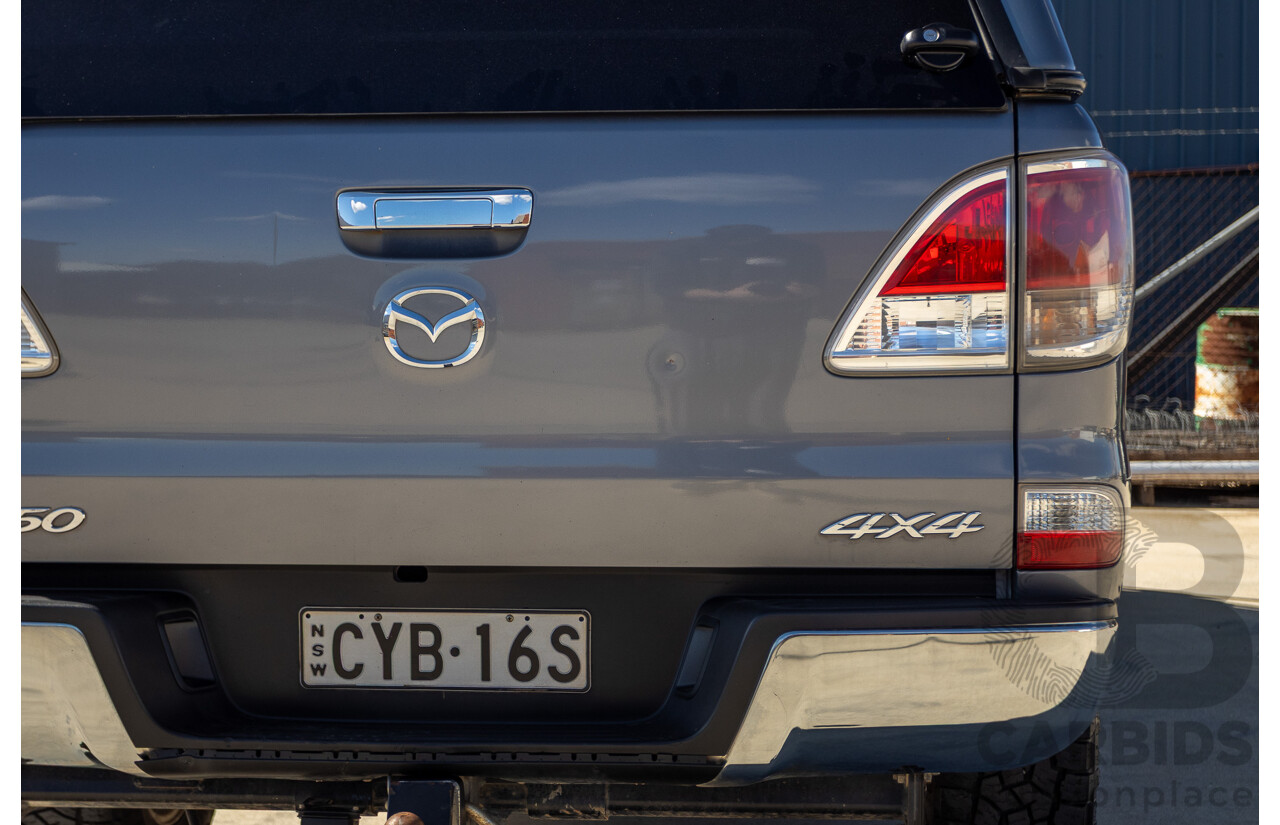 2/2015 Mazda BT-50 XTR (4x4) MY15 Freestyle Utility Titanium Grey Metallic Turbo Diesel 3.2L