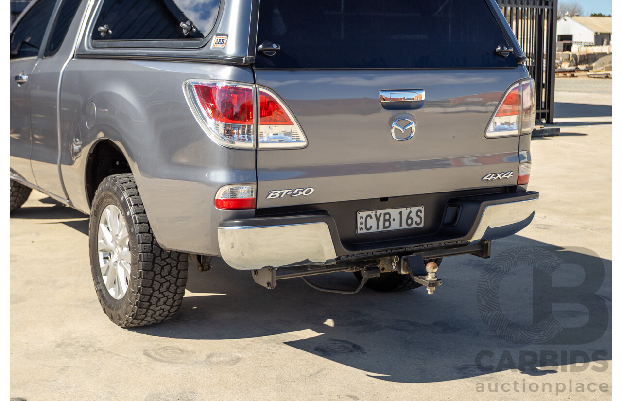 2/2015 Mazda BT-50 XTR (4x4) MY15 Freestyle Utility Titanium Grey Metallic Turbo Diesel 3.2L