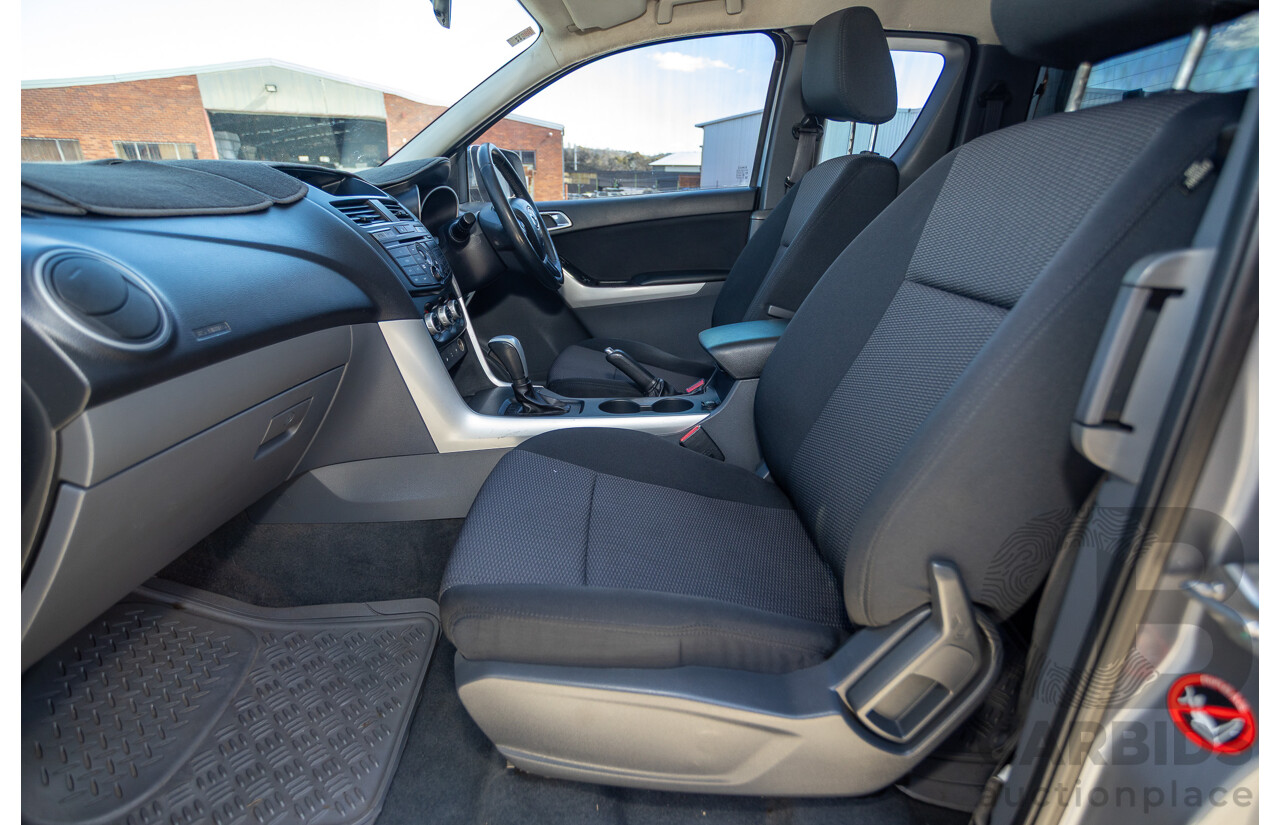 2/2015 Mazda BT-50 XTR (4x4) MY15 Freestyle Utility Titanium Grey Metallic Turbo Diesel 3.2L