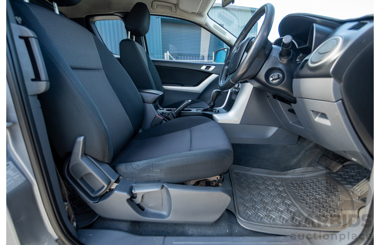2/2015 Mazda BT-50 XTR (4x4) MY15 Freestyle Utility Titanium Grey Metallic Turbo Diesel 3.2L