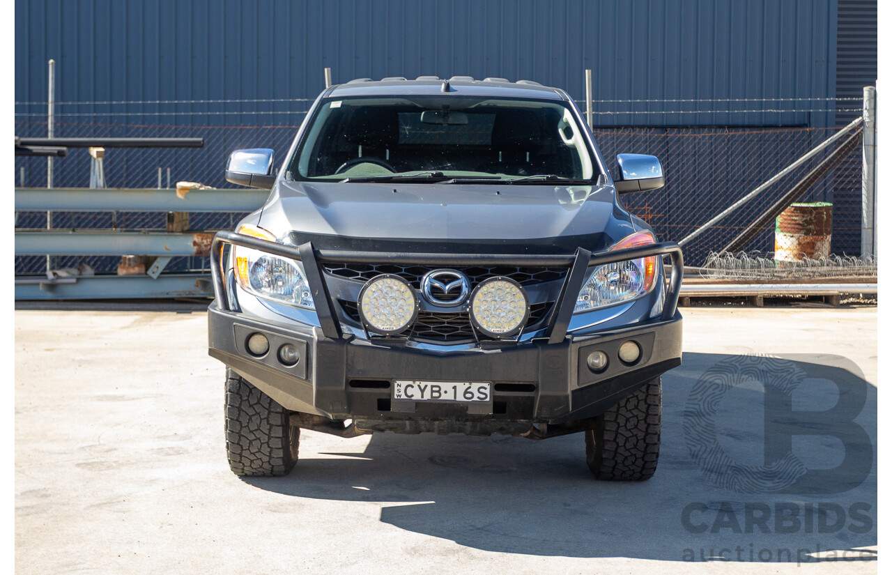 2/2015 Mazda BT-50 XTR (4x4) MY15 Freestyle Utility Titanium Grey Metallic Turbo Diesel 3.2L