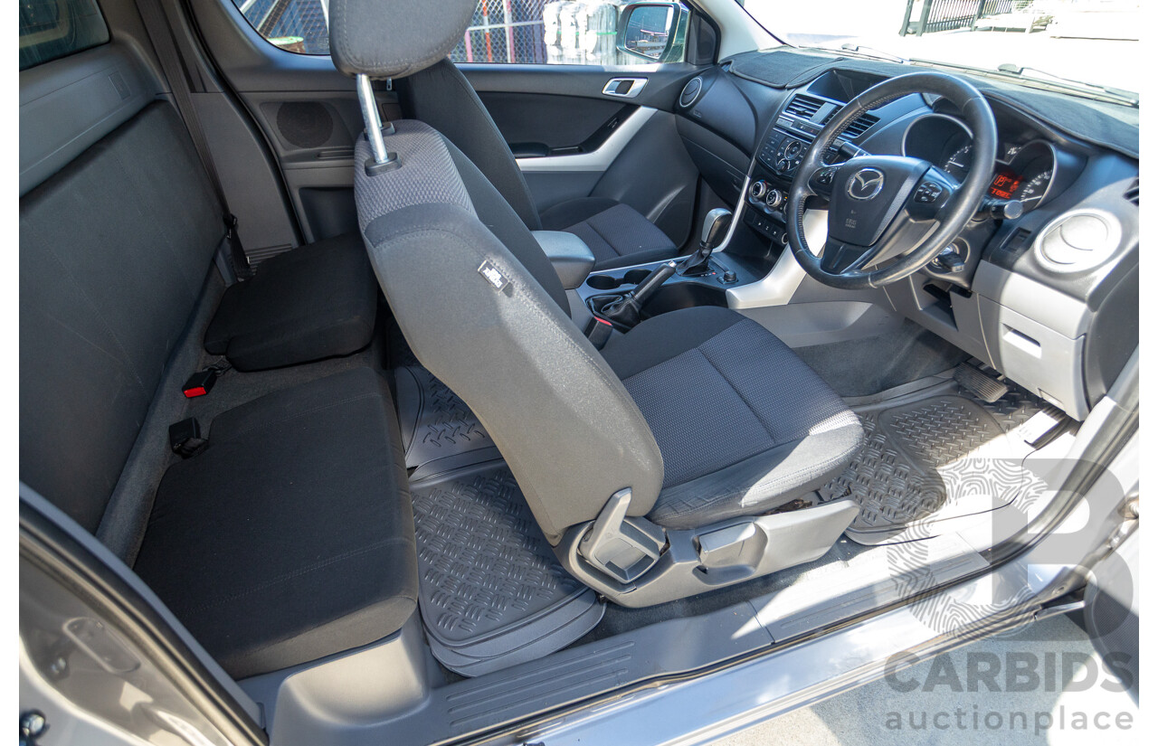 2/2015 Mazda BT-50 XTR (4x4) MY15 Freestyle Utility Titanium Grey Metallic Turbo Diesel 3.2L