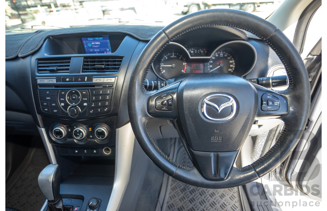 2/2015 Mazda BT-50 XTR (4x4) MY15 Freestyle Utility Titanium Grey Metallic Turbo Diesel 3.2L