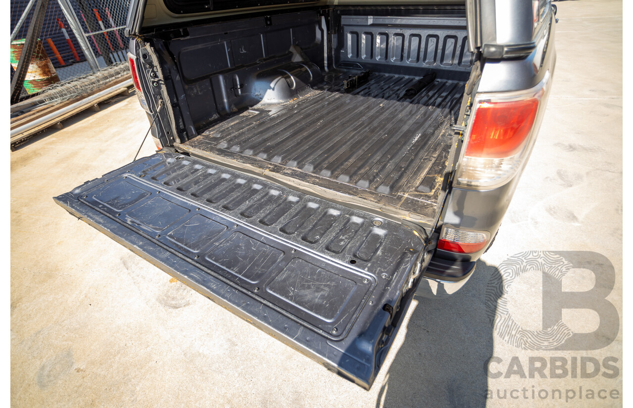2/2015 Mazda BT-50 XTR (4x4) MY15 Freestyle Utility Titanium Grey Metallic Turbo Diesel 3.2L