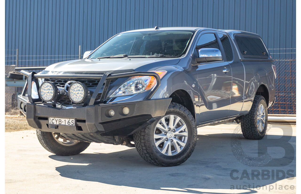 2/2015 Mazda BT-50 XTR (4x4) MY15 Freestyle Utility Titanium Grey Metallic Turbo Diesel 3.2L