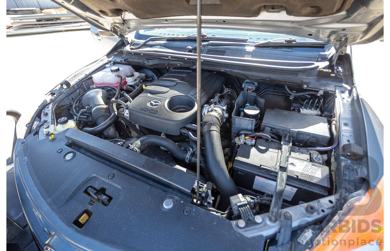 2/2015 Mazda BT-50 XTR (4x4) MY15 Freestyle Utility Titanium Grey Metallic Turbo Diesel 3.2L