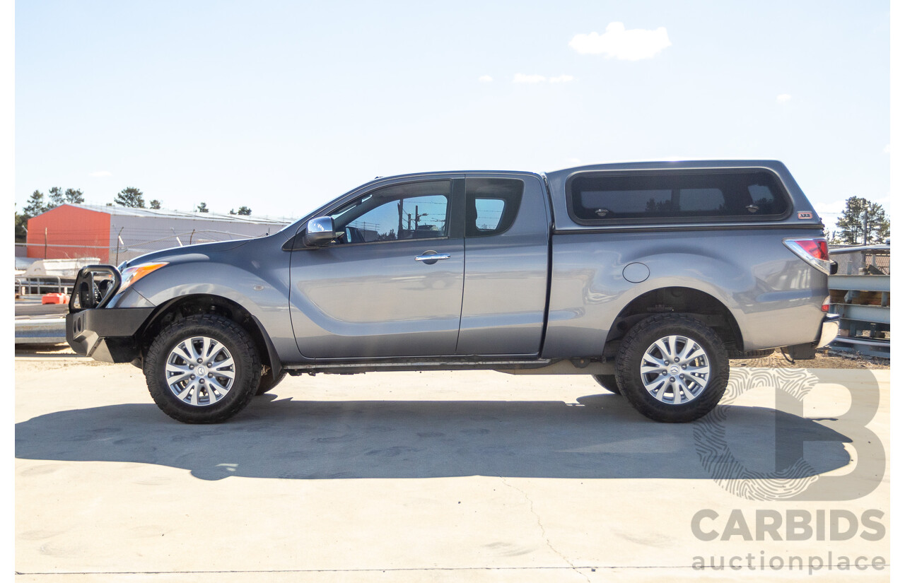 2/2015 Mazda BT-50 XTR (4x4) MY15 Freestyle Utility Titanium Grey Metallic Turbo Diesel 3.2L