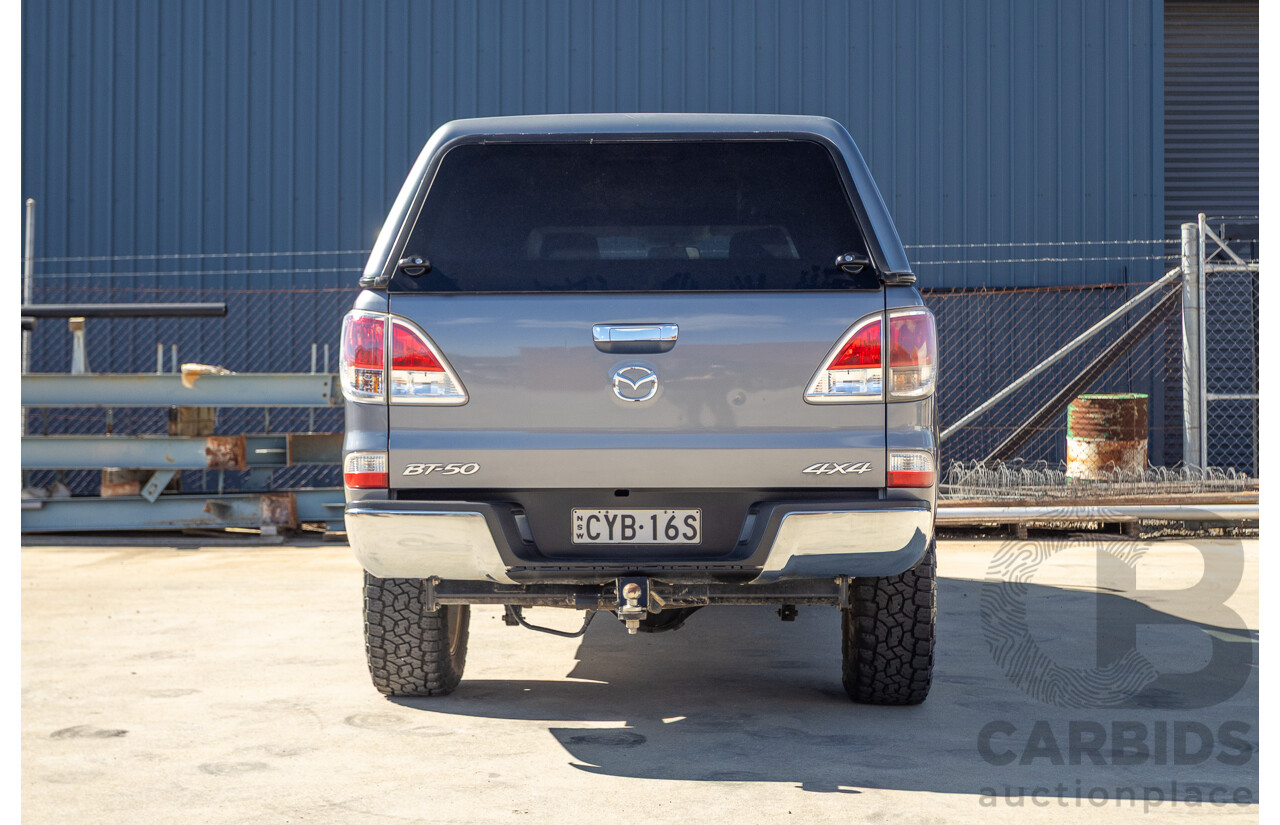 2/2015 Mazda BT-50 XTR (4x4) MY15 Freestyle Utility Titanium Grey Metallic Turbo Diesel 3.2L