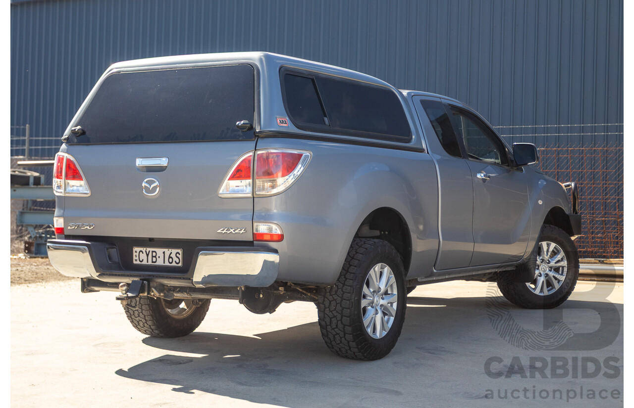 2/2015 Mazda BT-50 XTR (4x4) MY15 Freestyle Utility Titanium Grey Metallic Turbo Diesel 3.2L