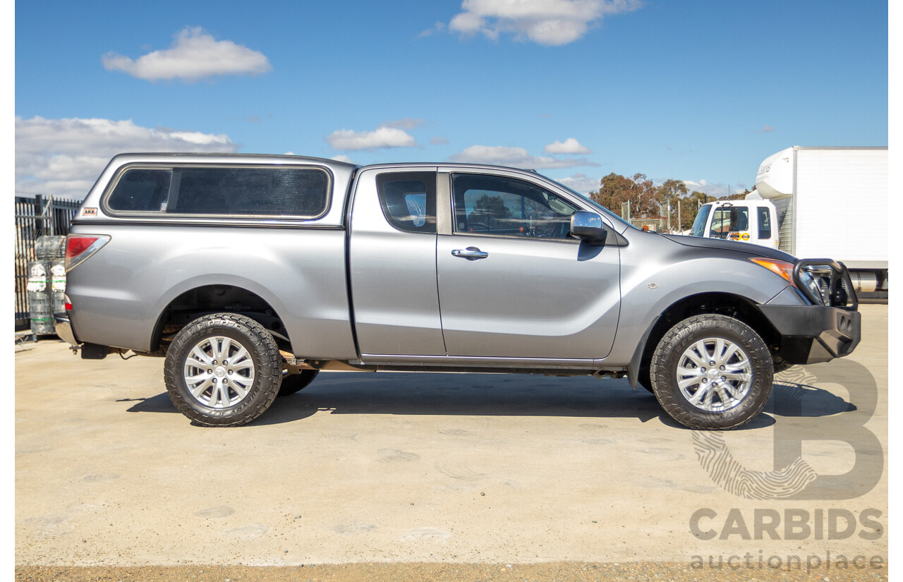 2/2015 Mazda BT-50 XTR (4x4) MY15 Freestyle Utility Titanium Grey Metallic Turbo Diesel 3.2L