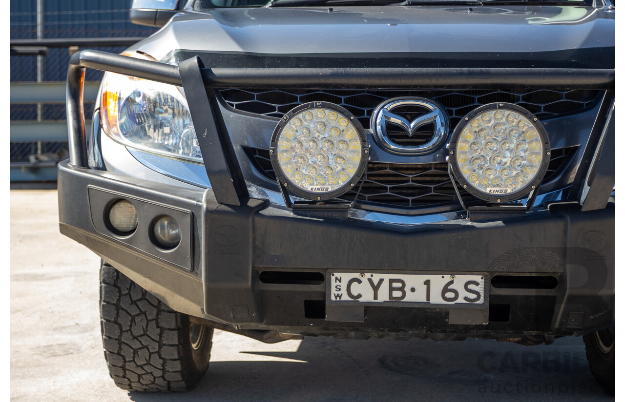 2/2015 Mazda BT-50 XTR (4x4) MY15 Freestyle Utility Titanium Grey Metallic Turbo Diesel 3.2L