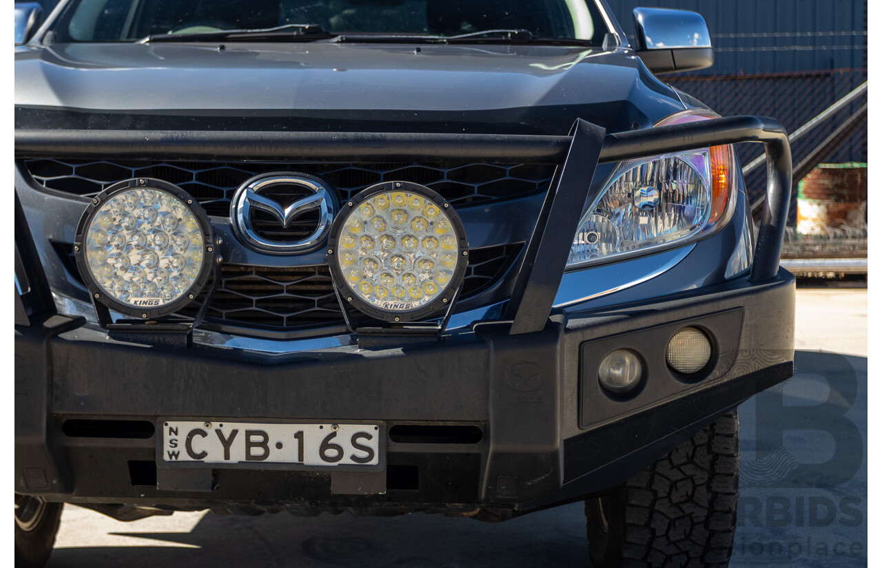 2/2015 Mazda BT-50 XTR (4x4) MY15 Freestyle Utility Titanium Grey Metallic Turbo Diesel 3.2L