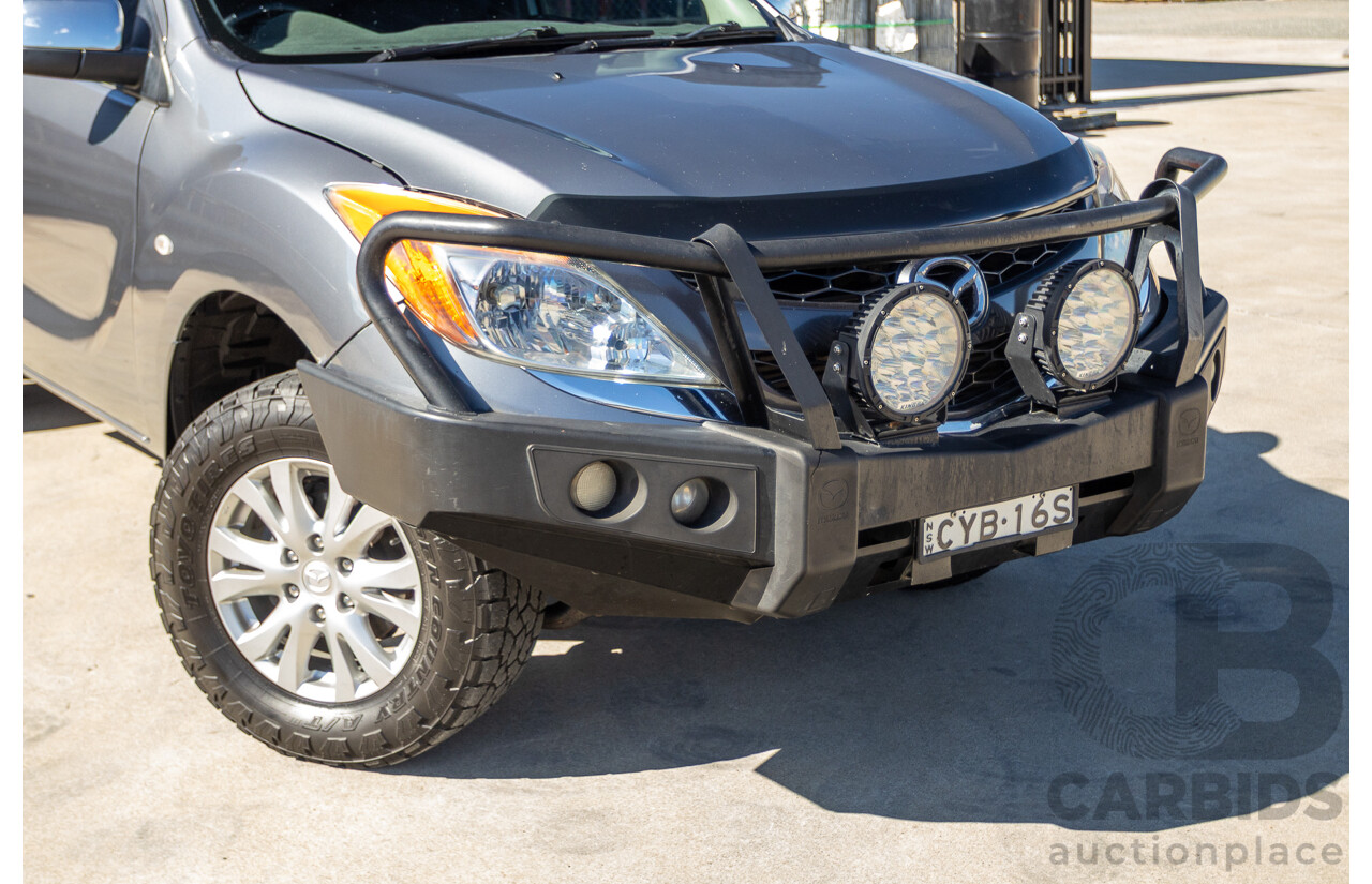 2/2015 Mazda BT-50 XTR (4x4) MY15 Freestyle Utility Titanium Grey Metallic Turbo Diesel 3.2L