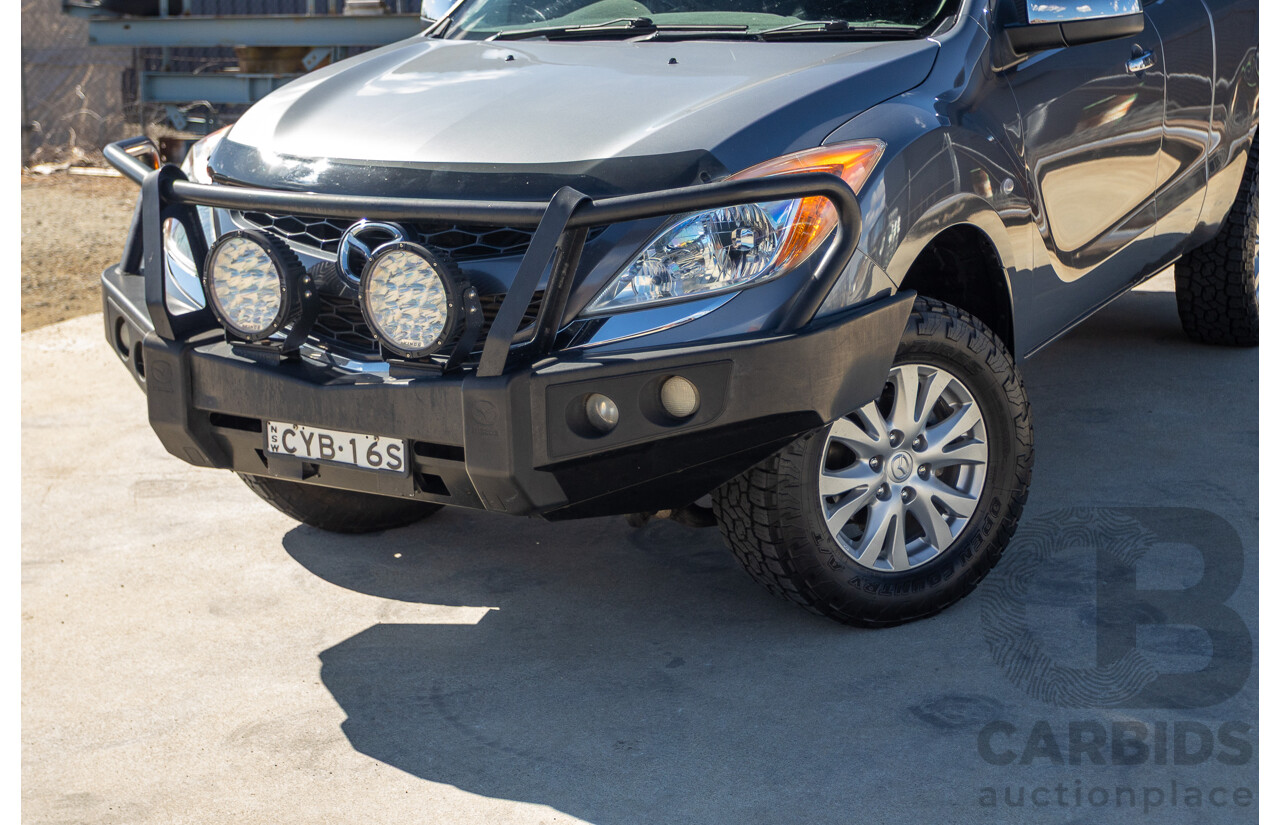 2/2015 Mazda BT-50 XTR (4x4) MY15 Freestyle Utility Titanium Grey Metallic Turbo Diesel 3.2L