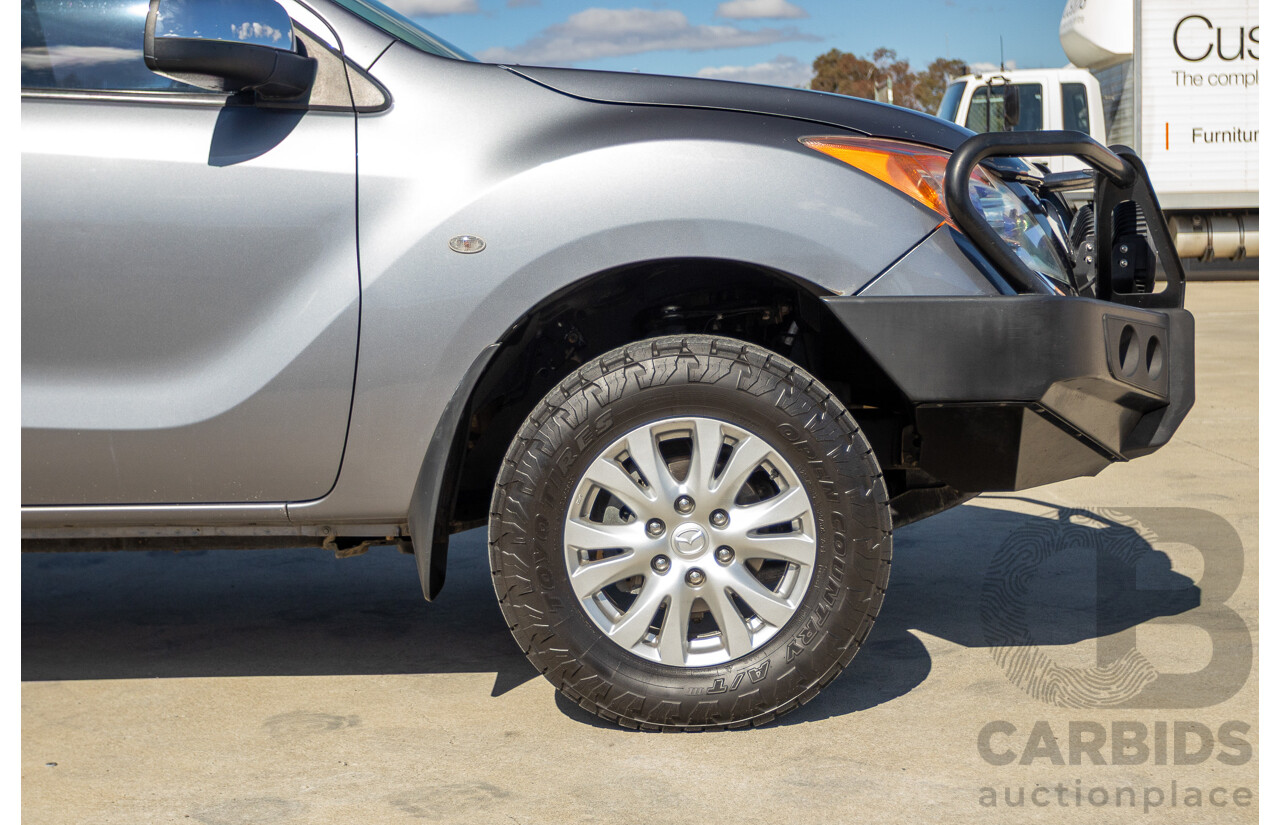 2/2015 Mazda BT-50 XTR (4x4) MY15 Freestyle Utility Titanium Grey Metallic Turbo Diesel 3.2L