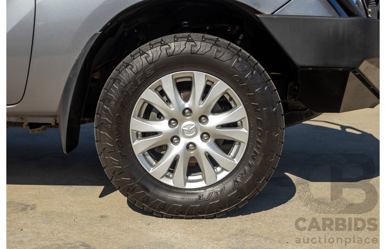 2/2015 Mazda BT-50 XTR (4x4) MY15 Freestyle Utility Titanium Grey Metallic Turbo Diesel 3.2L