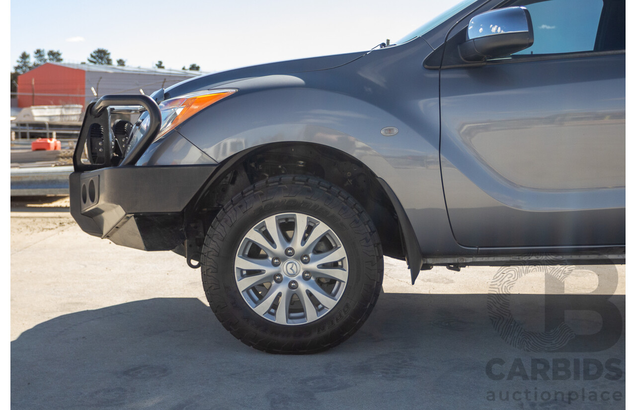 2/2015 Mazda BT-50 XTR (4x4) MY15 Freestyle Utility Titanium Grey Metallic Turbo Diesel 3.2L