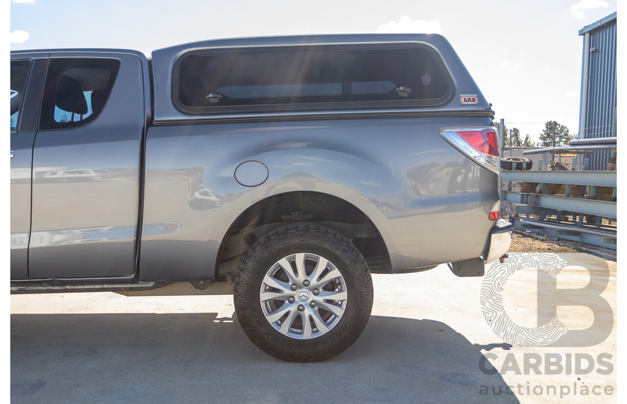 2/2015 Mazda BT-50 XTR (4x4) MY15 Freestyle Utility Titanium Grey Metallic Turbo Diesel 3.2L