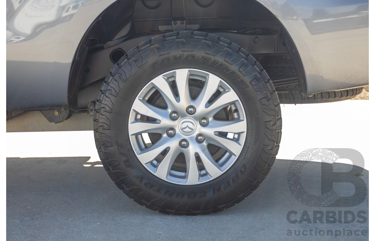 2/2015 Mazda BT-50 XTR (4x4) MY15 Freestyle Utility Titanium Grey Metallic Turbo Diesel 3.2L