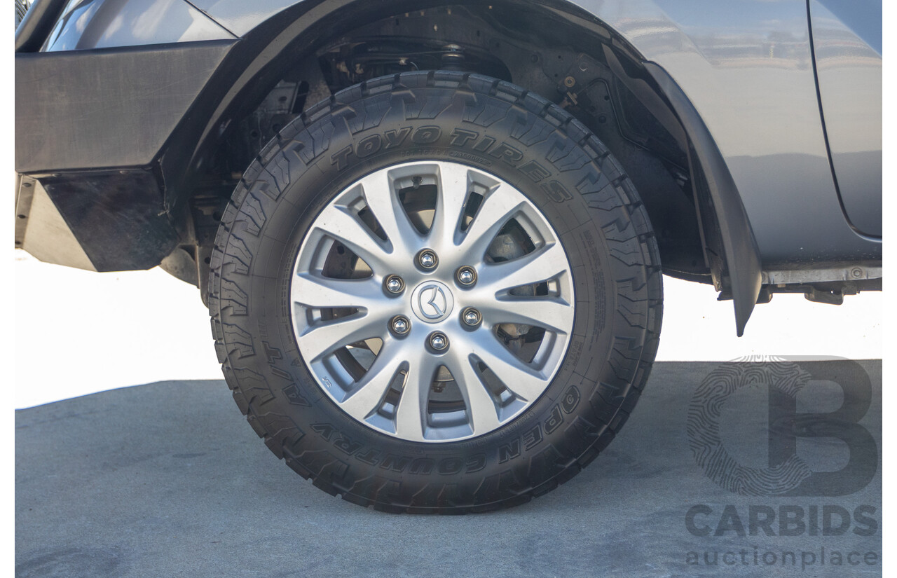 2/2015 Mazda BT-50 XTR (4x4) MY15 Freestyle Utility Titanium Grey Metallic Turbo Diesel 3.2L