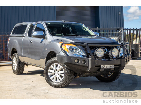2/2015 Mazda BT-50 XTR (4x4) MY15 Freestyle Utility Titanium Grey Metallic Turbo Diesel 3.2L