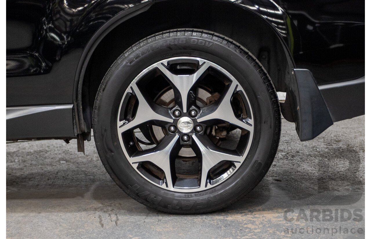 12/2015 Subaru Forester 2.5i-S (AWD) S4 MY15 4d Wagon Crystal Black 2.5L