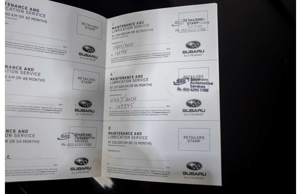 12/2015 Subaru Forester 2.5i-S (AWD) S4 MY15 4d Wagon Crystal Black 2.5L