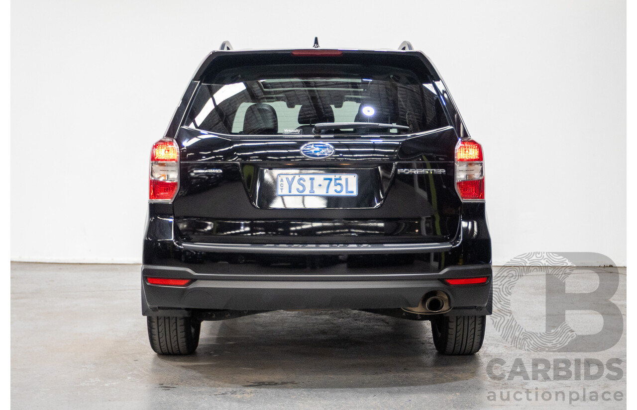 12/2015 Subaru Forester 2.5i-S (AWD) S4 MY15 4d Wagon Crystal Black 2.5L