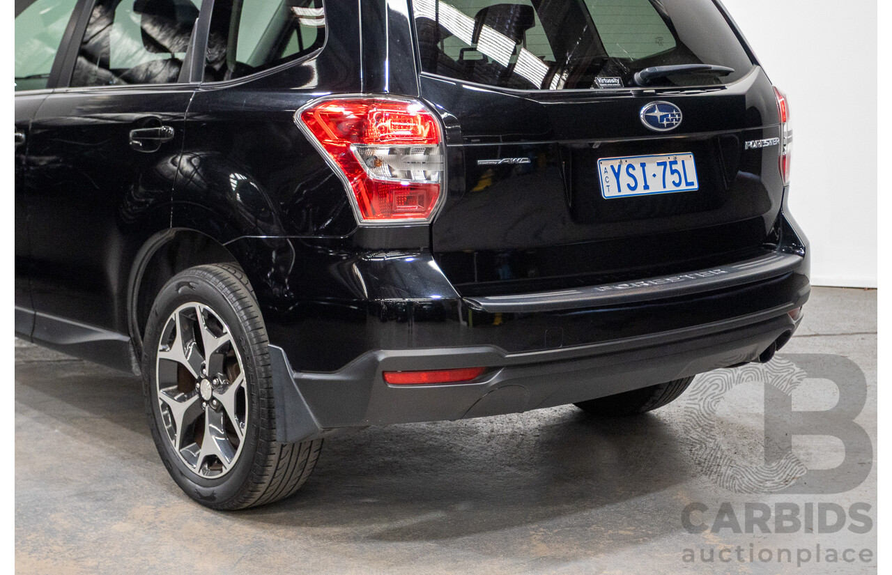 12/2015 Subaru Forester 2.5i-S (AWD) S4 MY15 4d Wagon Crystal Black 2.5L
