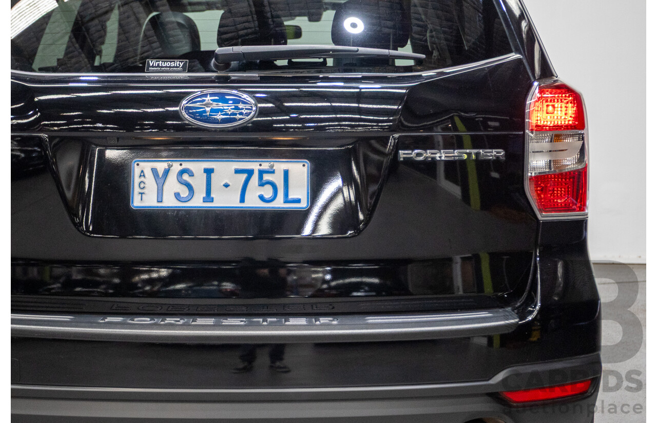 12/2015 Subaru Forester 2.5i-S (AWD) S4 MY15 4d Wagon Crystal Black 2.5L