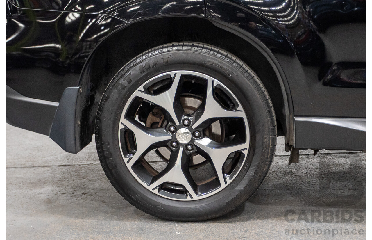 12/2015 Subaru Forester 2.5i-S (AWD) S4 MY15 4d Wagon Crystal Black 2.5L