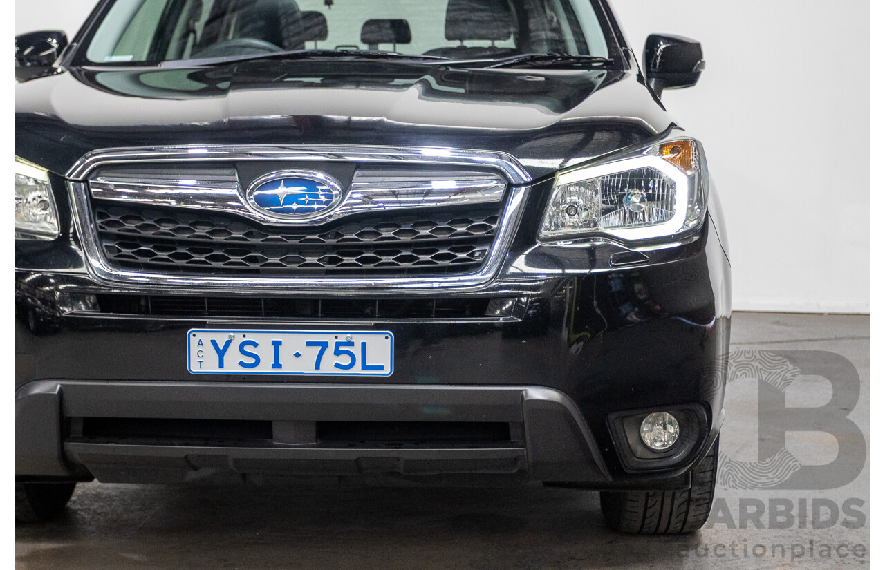 12/2015 Subaru Forester 2.5i-S (AWD) S4 MY15 4d Wagon Crystal Black 2.5L