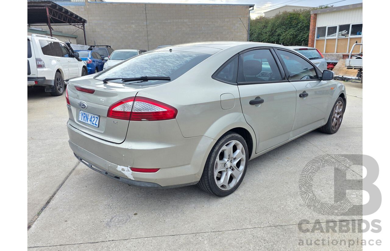 9/2010 Ford Mondeo LX MB 5d Hatchback Gold 2.3L