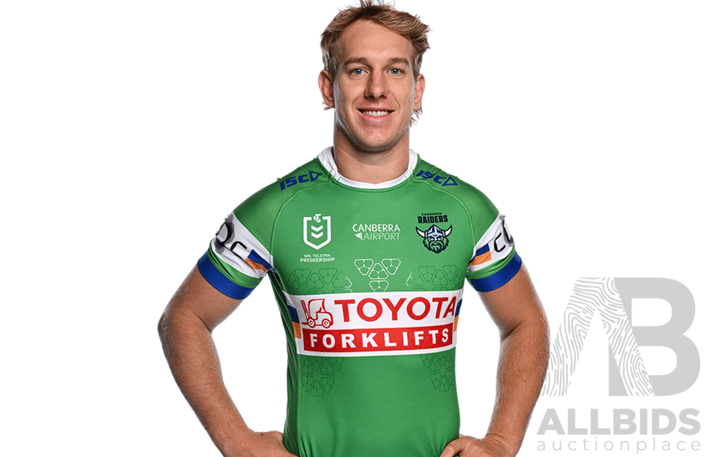 12. Zac Hosking - Match Worn and Signed Canberra Raiders 2025 Indigenous Jersey - Round 23 V Manly - Proceeds Towards The Raiders Foundation