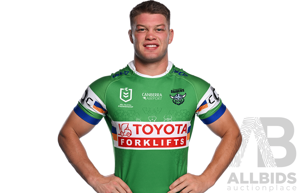 16. Morgan Smithies - Match Worn and Signed Canberra Raiders 2025 Indigenous Jersey - Round 23 V Manly - Proceeds Towards The Raiders Foundation