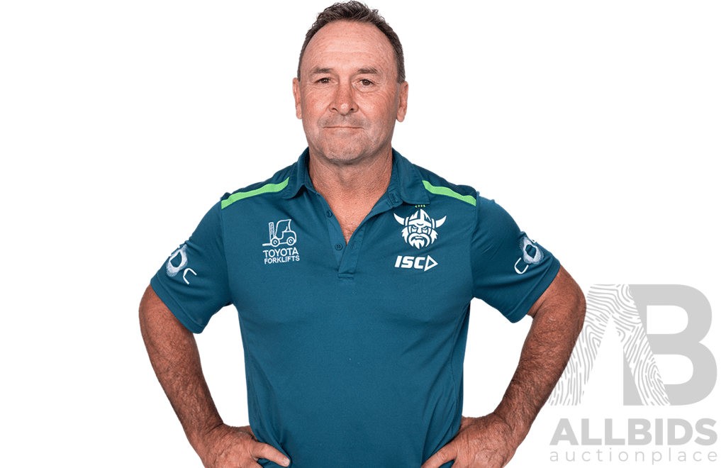 Signed by Head Coach Ricky Stuart - Canberra Raiders 2025 Indigenous Jersey - Round 23 V Manly - Proceeds Towards The Raiders Foundation