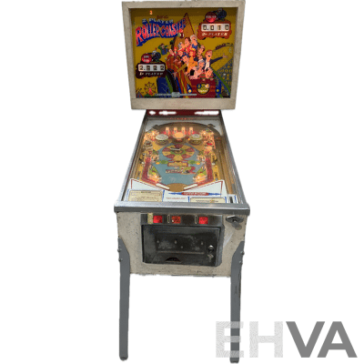 GOTTLIEB's 2-Player ROLLER COASTER Pinball Machine 1971 GOTTLIEB's 2-Player ROLLER COASTER Pinball Machine 1971