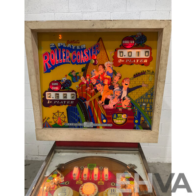 GOTTLIEB's 2-Player ROLLER COASTER Pinball Machine 1971