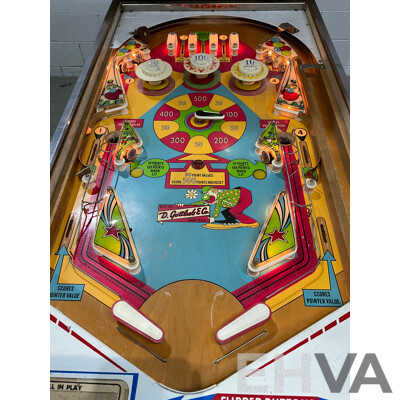 GOTTLIEB's 2-Player ROLLER COASTER Pinball Machine 1971