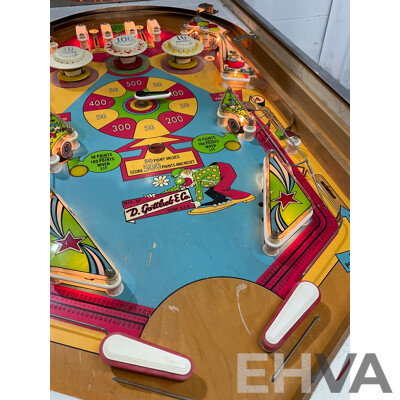 GOTTLIEB's 2-Player ROLLER COASTER Pinball Machine 1971