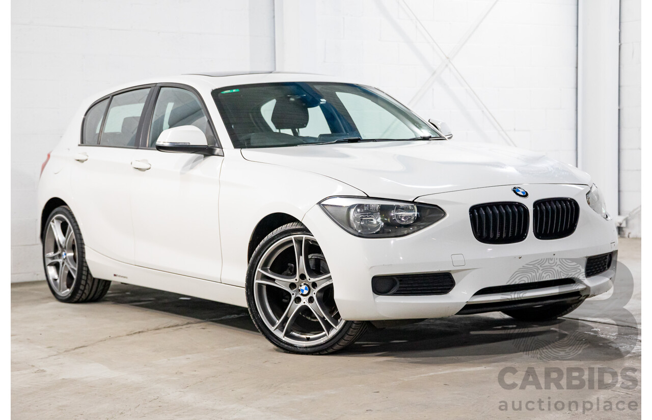 7/2014 BMW 116i F20 MY14 5d Hatchback Alpine White Turbo 1.6L