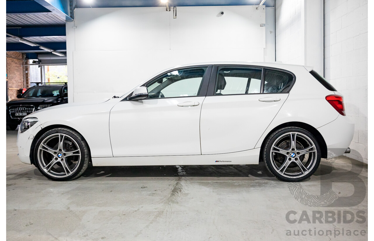 7/2014 BMW 116i F20 MY14 5d Hatchback Alpine White Turbo 1.6L