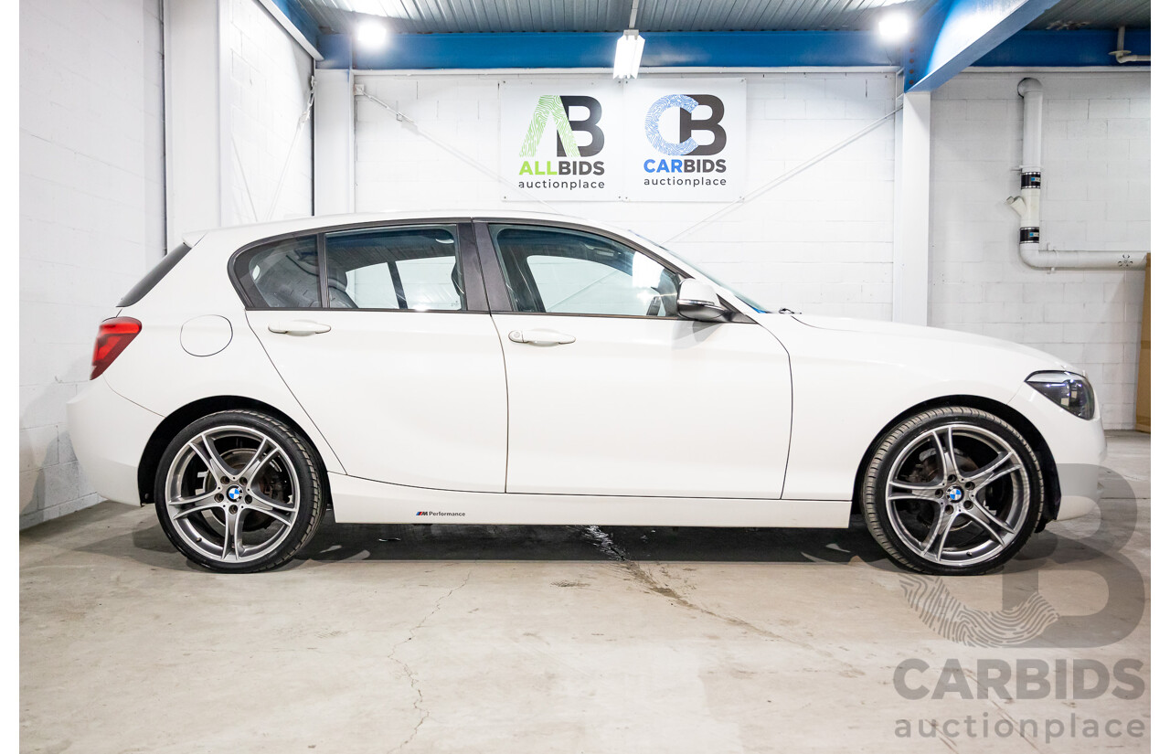 7/2014 BMW 116i F20 MY14 5d Hatchback Alpine White Turbo 1.6L