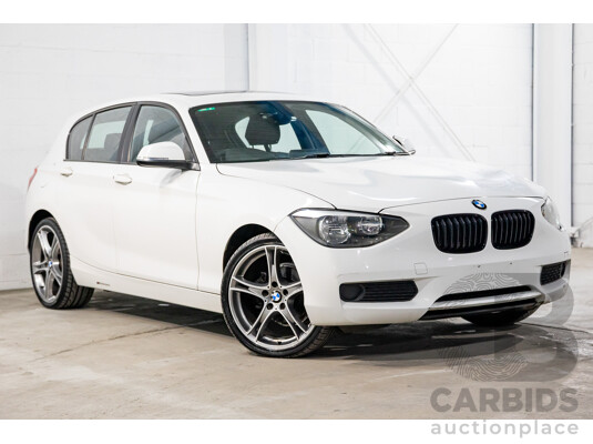 7/2014 BMW 116i F20 MY14 5d Hatchback Alpine White Turbo 1.6L
