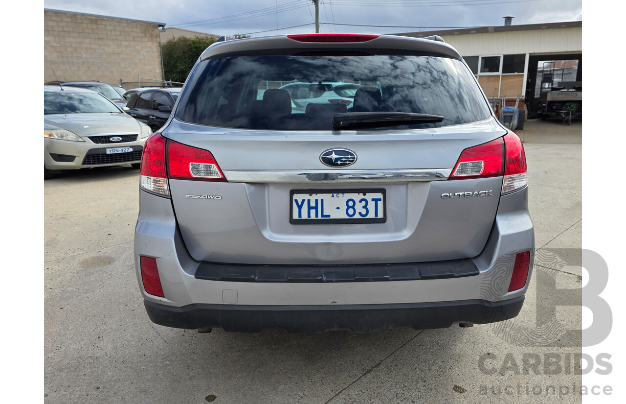 5/2010 Subaru Outback 3.6R (AWD) MY10 4d Wagon Silver 3.6L