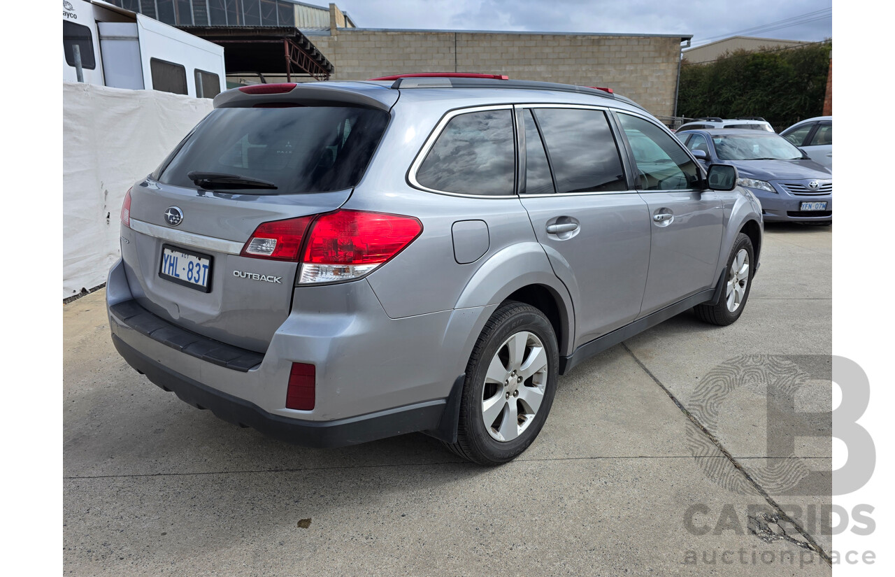 5/2010 Subaru Outback 3.6R (AWD) MY10 4d Wagon Silver 3.6L