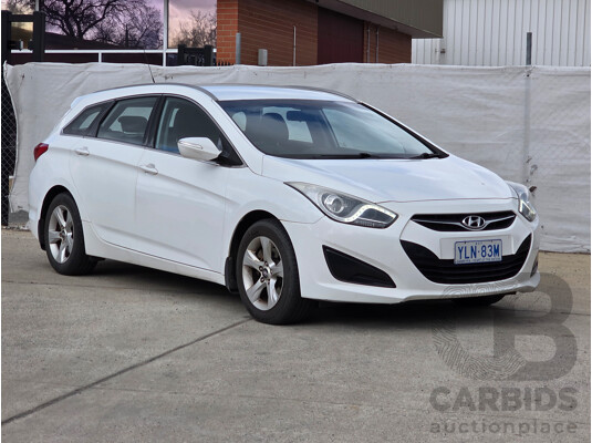 12/2011 Hyundai i40 Active VF 4d Wagon White 2.0L