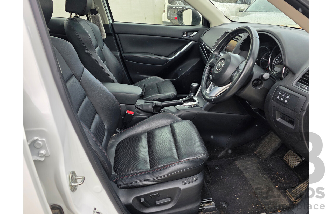 8/2014 Mazda Cx-5 Akera (AWD) MY13 UPGRADE 4d Wagon White Turbo Diesel 2.2L