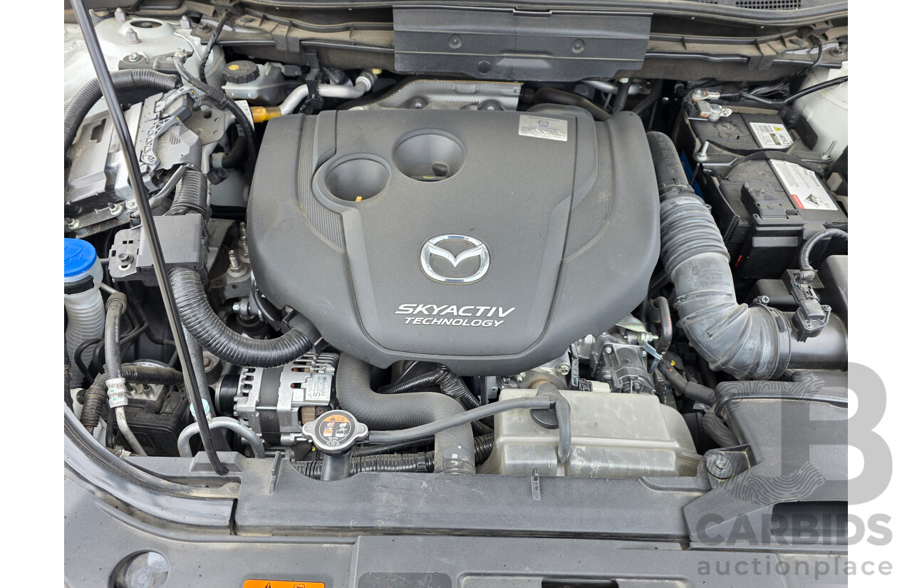 8/2014 Mazda Cx-5 Akera (AWD) MY13 UPGRADE 4d Wagon White Turbo Diesel 2.2L